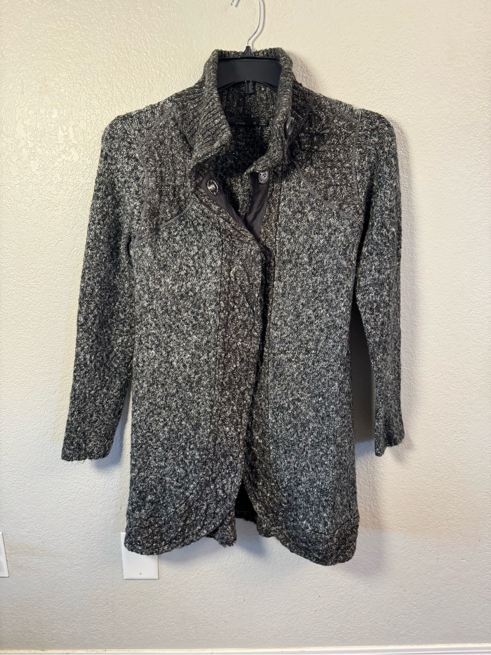 prAna Angelica Marled Knit Duster Cardigan Sweater – Medium